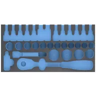   Hazet 163-272L 163-272L Habanyag betét (H x Sz) 342 mm x 172 mm