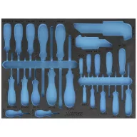   Hazet 163-373L 163-373L Habanyag betét (H x Sz) 519 mm x 392 mm