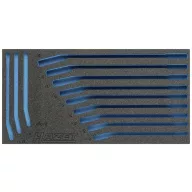   Hazet 163-385L 163-385L Habanyag betét (H x Sz) 342 mm x 172 mm