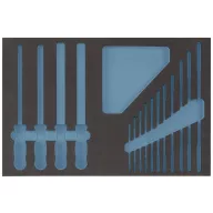   Hazet 163-55L 163-55L Habanyag betét (H x Sz) 519 mm x 342 mm