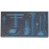   Hazet 163-60L 163-60L Habanyag betét (H x Sz) 519 mm x 342 mm