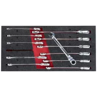 Vigor V5077 V5077 Csuklós gyűrűs villáskulcs