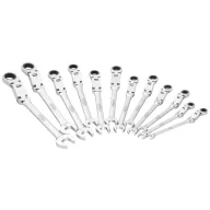   Vigor V6752/12 V6752/12 Csuklós gyűrűs villáskulcs Kulcsszélesség (metrikus) 8 - 19 mm