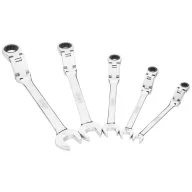   Vigor V6752/5 V6752/5 Csuklós gyűrűs villáskulcs Kulcsszélesség (metrikus) 8 - 19 mm