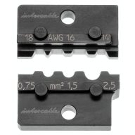   Intercable UER2 181381 Préselő betét CU csőkábelsaruk 0.50 - 2.50 mm²