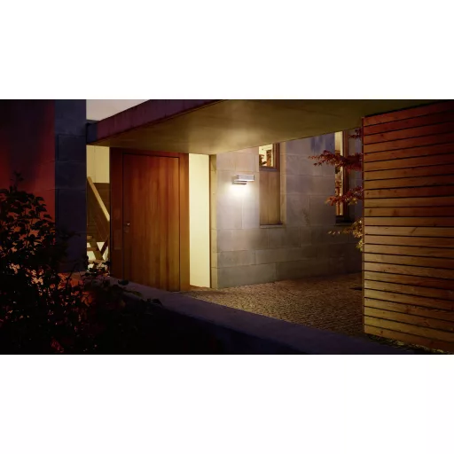 Steinel LED AUSSENLEUCHTE L 800 SC ANT 065690 LED-es kültéri fali lámpa mozgásérzékelővel LED Nélkül 7.5 W Antracit szürke