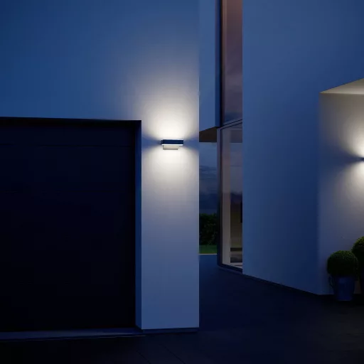 Steinel LED AUSSENLEUCHTE L 810 C ANT 079307 Kültéri fali lámpa LED Nélkül 9.8 W Antracit szürke