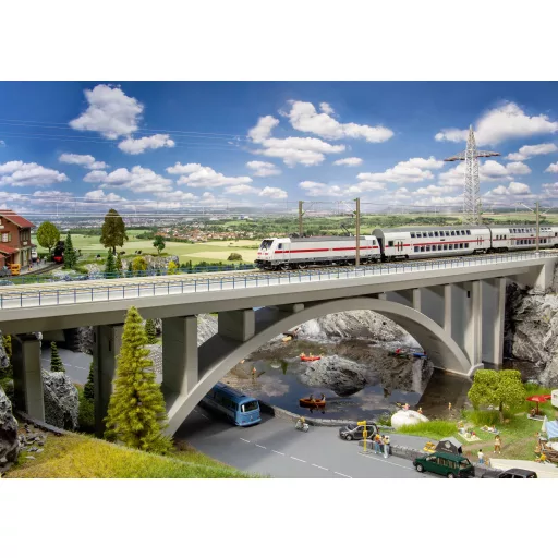 Faller 120505 H0 Ívhíd 2 vágányú (H x Sz x Ma) 1015 x 137 x 217 mm