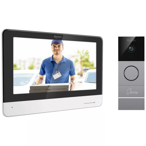 Byron DIC-23312 Videó kaputelefon WLAN Komplett készlet