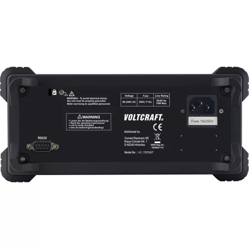 VOLTCRAFT VC-7055BT ISO Asztali multiméter Kalibráció (ISO) digitális Adatgyűjtő CAT I 1000 V, CAT II 600 V Kijelző (digitek): 55000