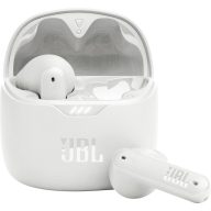   JBL TUNE FLEX Mobiltelefon In Ear headset Bluetooth® Stereo Fehér Noise Cancelling Töltőtok, Személyre szabható hang