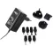 Ansmann 1209-0000 Dugasztápegység, beállítható 3 V/DC, 4.5 V/DC, 5 V/DC, 6 V/DC, 7.5 V/DC, 9 V/DC, 12 V/DC 600 mA 7.2 W