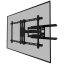 Neomounts WL40S-850BL18 TV fali tartó Billenthető, Dönthető 109,2 cm (43) - 215,9 cm (85) Dönthető, Csuklóval mozgatható