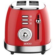   SOGO Human Technology Kenyérpirító Visszajelző lámpa, Pirító funkció Piros (fémes)