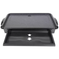   SOGO Human Technology Asztali grill Elektromos Túlhevülés elleni védelem Fekete, Kő-optika