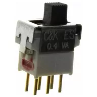  C & K Switches ES23MCBE Tolókapcsoló 20 V 2 x BE/KI/BE IP57 1 db Tray