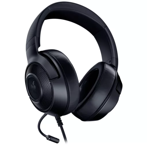 RAZER Kraken X Lite Over Ear headset Vezetékes Stereo Fekete Hangerő szabályozás Gamer