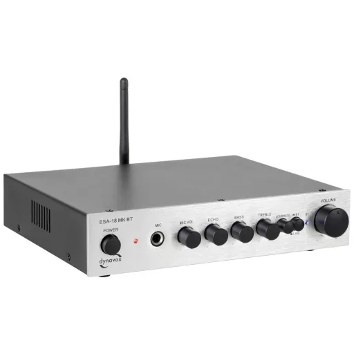 Dynavox ESA-18 MK BT Sztereo erősítő 2 x 75 W Ezüst