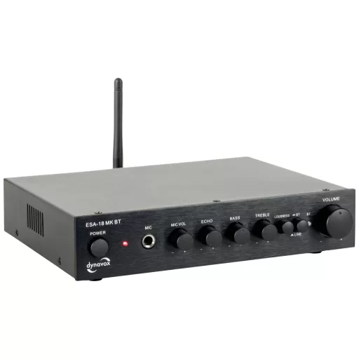 Dynavox ESA-18 MK BT Sztereo erősítő 2 x 75 W Fekete