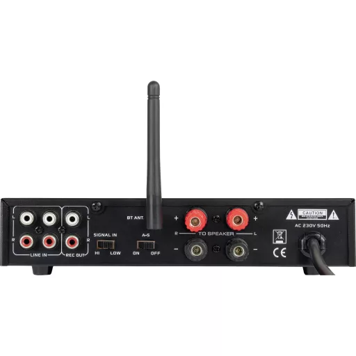 Dynavox ESA-18 MK BT Sztereo erősítő 2 x 75 W Fekete