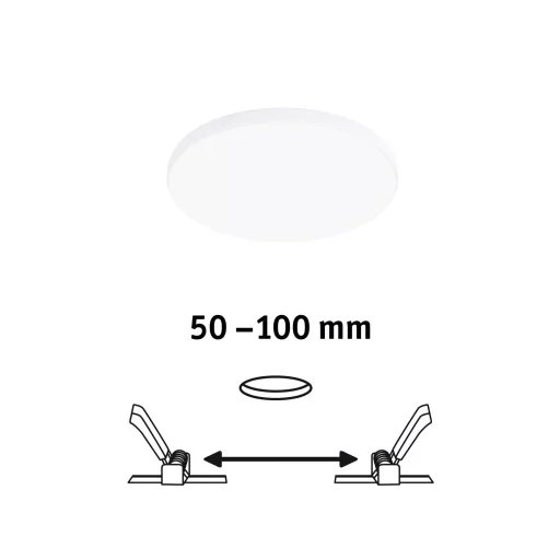 Paulmann Veluna Edge 79933 LED-es beépíthető panel 8.5 W Semleges fehér Fehér