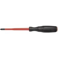   Intercable Schroevendraaier Pozidriv PZ2x100 SLIM VDE 1000V 13032 VDE Kereszthornyú csavarhúzó PZ 2 Penge hossz: 100 mm