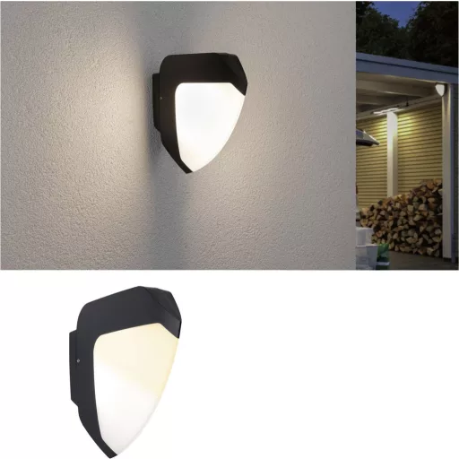 Paulmann Ikosea 94516 LED-es kültéri fali lámpa 4.4 W Antracit