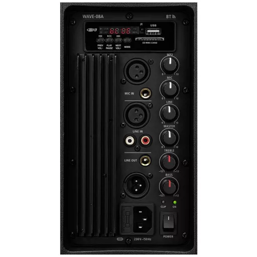IMG Stageline WAVE-08A Aktív PA hangfal 20 cm 8 coll 80 W 1 db