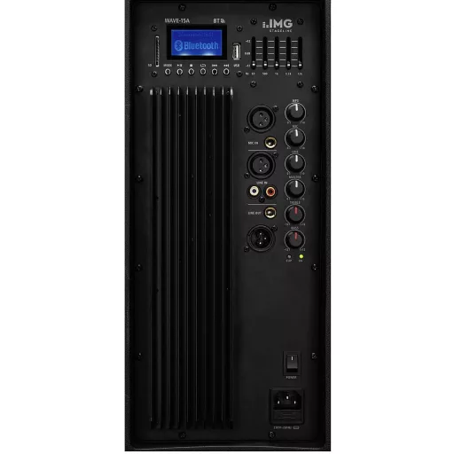 IMG Stageline WAVE-15A Aktív PA hangfal 38 cm 15 coll 250 W 1 db