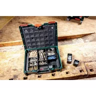   Metabo metaBOX 118 Organizer 626897000 Gép hordtáska ABS Zöld, Fekete (Sz x Ma x Mé) 396 x 118 x 296 mm