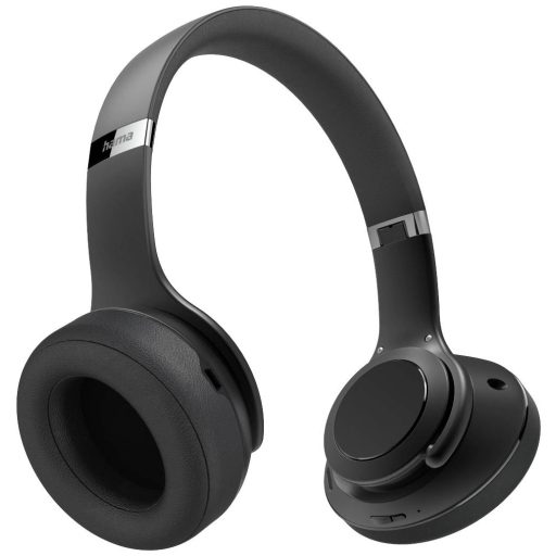 Hama HiFi Over Ear headset Bluetooth® Stereo Fekete Összehajtható, Headset, Hangerő szabályozás, Forgatható fülkagyló