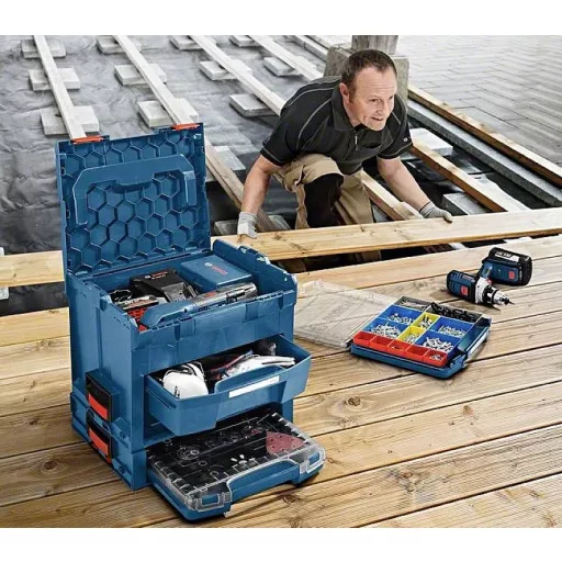 Bosch Professional 1600A01B72 L-Boxx Inlay GET 55/75 Bőrönd betét (H x Sz x Ma) 390 x 305 x 170 mm