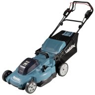   Makita DLM539PT2 Akku Akkus fűnyíró Akkuval, 2 db akkuval, Töltővel 2 x 18 V Vágási szélesség (max.) 53 cm Alkalmas 800 m²