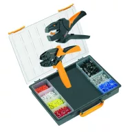   Weidmüller CRIMP-SET PZ 6/5 9028740000 Krimpelő fogó készlet Érvéghüvelyek 25 - 60 mm² Csupaszítófogóval, Krimpelőválasztékot tartalmazó kofferrel