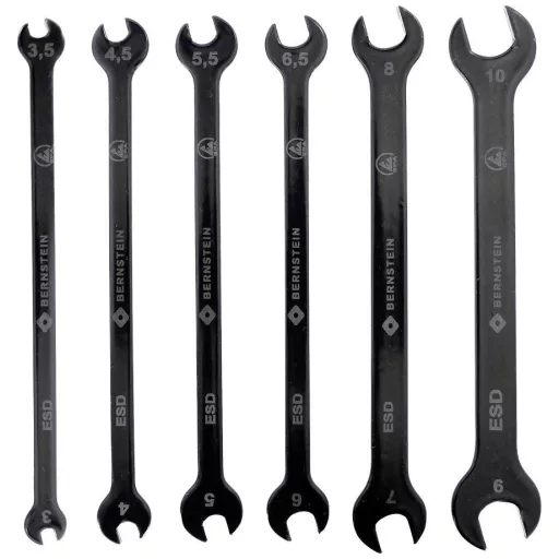 Bernstein Tools for Electronics 6-750-13 Speciális villáskulcs készlet 6 részes Kulcsszélesség (metrikus) 02 - 19 mm