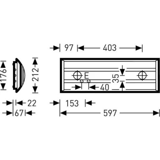Trilux 6782640 3331 G2 D1 #6782640 LED-es mennyezeti lámpa LED 11.5 W Fehér