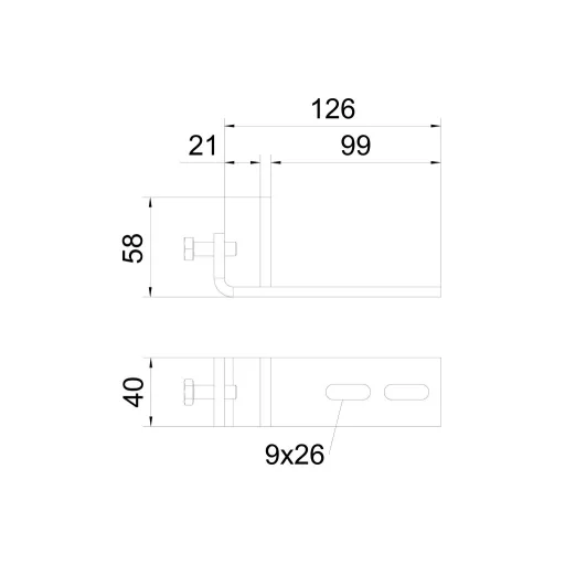 OBO Bettermann 6479429 Szorítórögzítés 25 db