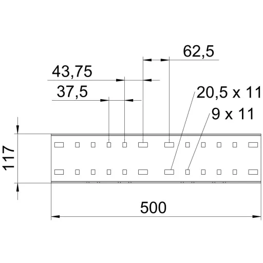 OBO Bettermann 6479860 Összekötő elem Szürke 6 db