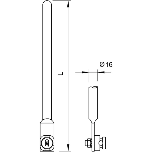 OBO Bettermann 6479864 Összekötő elem Szürke 2 db