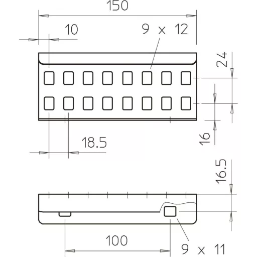 OBO Bettermann 6479783 Összekötő elem Szürke 20 db