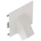 OBO Bettermann 6131182 Átmenő darab (Sz x Ma) 55 mm x 40 mm Tiszta fehér (RAL 9010) 10 db