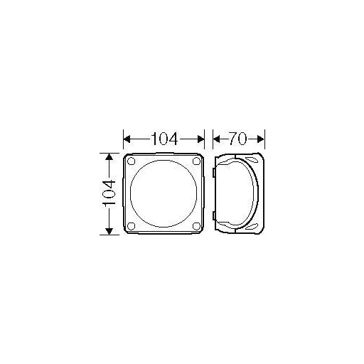 Hensel 62000047 Leágaztató doboz (H x Sz x Ma) 104 x 104 x 70 mm Szürke IP66/IP67 5 db