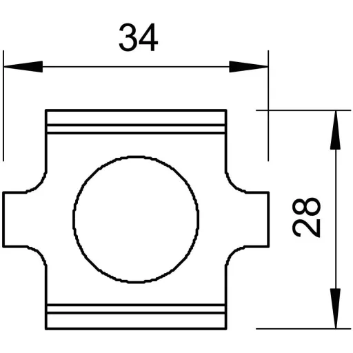 OBO Bettermann 6479375 Összekötő elem Szürke 25 db