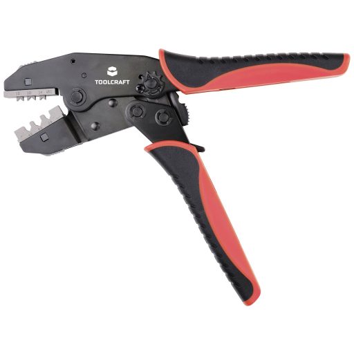 TOOLCRAFT TO-7827786 Krimpelő fogó készlet 280 mm Krimpelőválasztékot tartalmazó kofferrel 1 készlet
