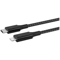   Parat USB kábel USB-C® dugó, Apple Lightning dugó 1.00 m Fekete Anyag köpeny 990597999