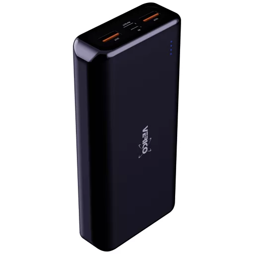 Verico Power Pro PD Powerbank 20000 mAh Power Delivery LiPo USB-A, USB-C® Fekete