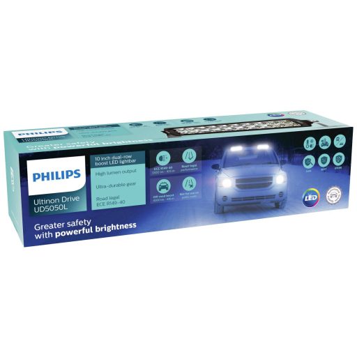 Philips Automotive Munkafényszóró, Távolsági fényszóró, Komplett fényszóró, Rally fényszóró, Kereső fényszóró UD5050LX1 Ultinon Drive 5050L LED elöl (H x Sz x
