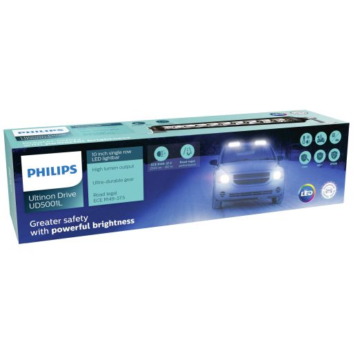 Philips Automotive Munkafényszóró, Távolsági fényszóró, Komplett fényszóró, Rally fényszóró, Kereső fényszóró UD5001LX1 Ultinon Drive 5001L LED elöl Fekete