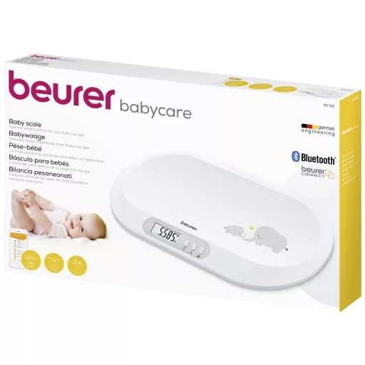 Beurer BY 90 Babamérleg digitális Mérési tartomány (max.)=20 kg Fehér