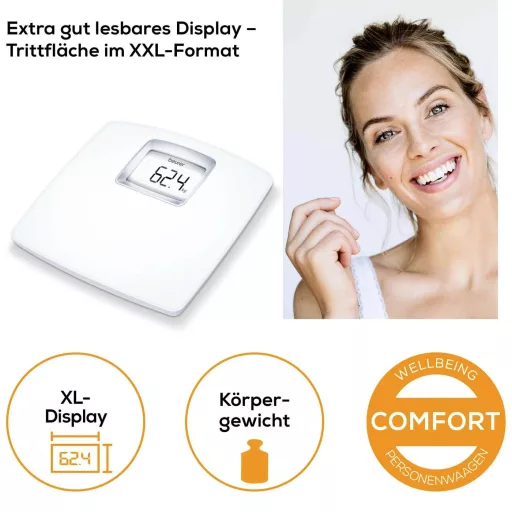 Beurer PS 25 Személymérleg digitális Mérési tartomány (max.)=180 kg Többszínű